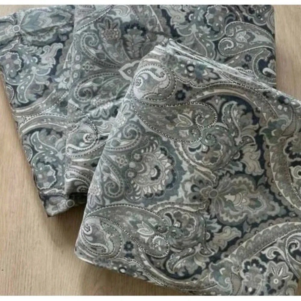 Pottery Barn Mackenna Drapes Set 2 Blue 50x 84 drapes new out of package